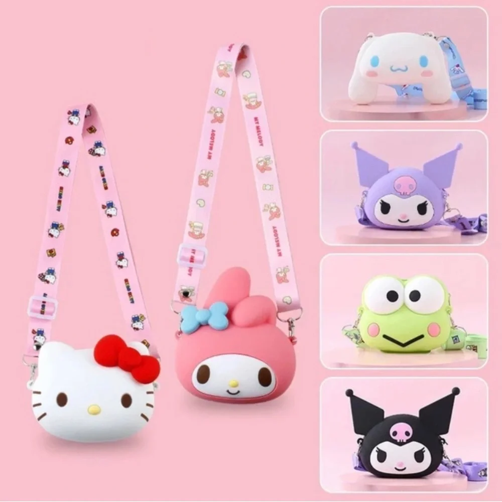 Hello Kitty - Kuromi Purple Crossbody Bag / Purse - measurements in pics NWOT - Picture 2 of 2